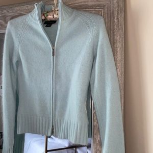 Bebe Baby Blue Cropped Jacket